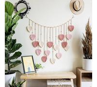 Macrame Wall Hanging Boho Woven Tapestry Wall Art per soggiorno camera da