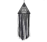 Macrame Wall Hanging Evil Eye Dream Catcher Ornamento da appendere alla parete per la decorazione della camera da letto