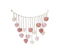 Macrame Wall Hanging Leaves Tapestry Wall Decor Sfondo Nordico Fatto a Mano