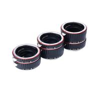 Macro Fotografia Tubi di Estensione Per S350 13mm 21mm 31mm Obiettivo Adattatori Anelli Auto Messa a Fuoco Tubo Anelli Set Durabilità Metallo Per DSLR Estensione Close Up Lens