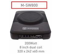 Macrom M-SW800 Subwoofer compatto 8" dual coil - 200W Nuovo imballato