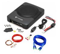 Macrom M-SW800 Subwoofer compatto per auto sub amplificato con telecomando con c