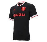 Macron 58125552 WRU M20 Maglia Alternate Pro Authentic Tech Body Fit Ss Sr, Nero, S