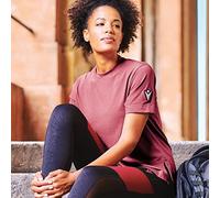 Macron Athleisure Scc Dakhla Over T-shirt Ligt Bordeaux Wmn, Maglia Donna, XL