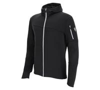 Macron Athleisure Scc Zanzibar Tech Hoody Fzip Blk Man, Felpa Uomo, Nero, XL