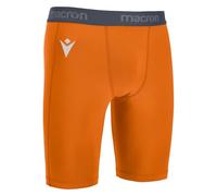 Macron Bermuda Scaldamuscoli Oak Calcio Sport Arancio Fluo (L)