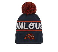 Macron Berretto pompon adulto Rugby Toulouse World Cup 2023 Ufficiale, blu, Taglia unica