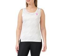 Macron Padel Start CB Lucia Singlet Woman White Printed, Canotta da Gioco Donna, Bianco, M