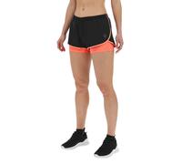 Macron Run Kona Sca Tricia Micro Short 2.5 Stretch Blk/Ncor Wmn, Pantaloncini Donna, Nero, L