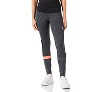 Macron Run Fcc Clover Light Strtch Long Pants Wmn Mgry/Blk/Ncor, Pantaloni Running Donna, Grigio-Nero, XL