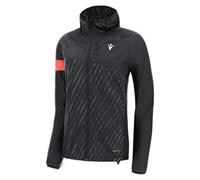 Macron Run Scc Doris Reflex W-Break Light Jkt Blk/Ncor Wmn, Giacca Antivento Donna, Nero, M