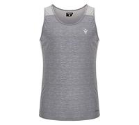 Macron Run Start Scd Placid Singlet Print Gry Mel Man Canotta Uomo