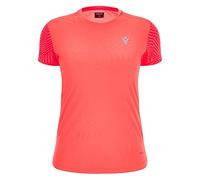 Macron Run Start SCD Rita T-Shirt PRNT NCOR/DNCOR SS Wmn, Donna, Corallo, S