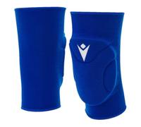 Macron Sage Evo Ginocchiere Volley Professionali - Coppia Unisex con Imbottitura Antiurto ad Alta Densità - Protezione Ginocchia per Pallavolo Indoor Allenamento e Gara Blue Royal (S)