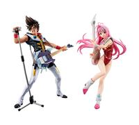 Macross 7 PVC Statue Fire Bomber Live Stage 23 cm