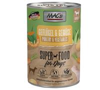 MAC's 24 x 400 g Alimento umido per cane - Pollame e Verdure