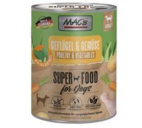 MAC's 6 x 800 g Alimento umido per cane - Pollame e Verdure