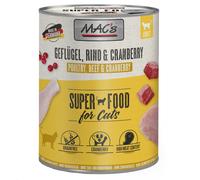 MAC's 6 x 800 g umido per gatto - Pollame & Mirtilli rossi