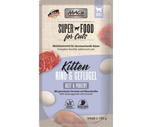 MAC's Cat 100gx12 Kitten Manzo & Pollame Sacchetti Freschi