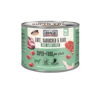 MAC's Cat 24 x 200 g Alimento umido per gatti - Anatra, Coniglio, Manzo