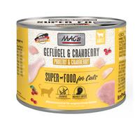 MAC's Cat 24 x 200 g Alimento umido per gatti - Pollame & Mirtilli rossi
