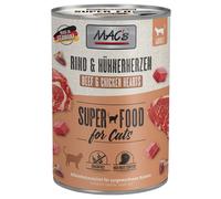 MAC's Cat 24 x 400 g - Manzo & Cuori di Pollo