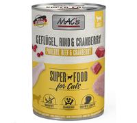 MAC's Cat 6 x 400 g umido per gatto - Pollame & Mirtilli rossi