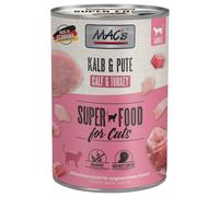MAC's Cat 6 x 400 g umido per gatto - Vitello & Tacchino