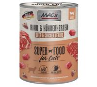 MAC's Cat 6 x 800 g - Manzo & Cuori di Pollo