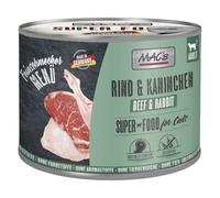 MAC's Cat Feinschmecker 24 x 200 g Alimento umido per gatti - Manzo & coniglio