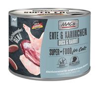 MAC's Cat Feinschmecker 6 x 200 g Alimento umido per gatti Anatra & Coniglio