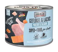 MAC's Cat Feinschmecker 6 x 200 g Alimento umido per gatti Pollame & Salmone