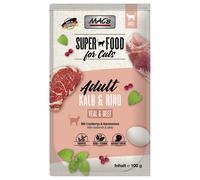 MAC's Cat in busta 12 x 100 g Pacco misto umido per gatti - Vitello & Manzo