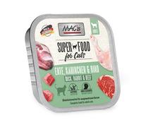 MAC's Cat in vaschetta 32 x 100 g Alimento umido per gatti - Anatra, Coniglio & Manzo