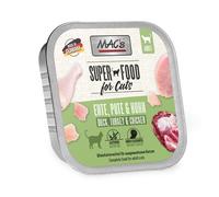 MAC's Cat in vaschetta 32 x 100 g Alimento umido per gatti - Anatra, Tacchino & Pollo