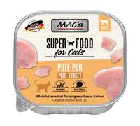 MAC's Cat in vaschetta 32 x 100 g Alimento umido per gatti - Puro Tacchino