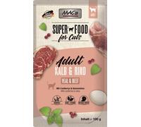 MAC's Cat Pouch Manzo, Vitello & Mirtillo 100gx12