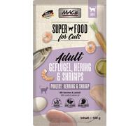 MAC's Cat Pouch Pollo, Aringa e Gamberetti 100gx12