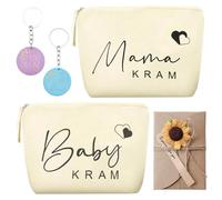 MACULPER 5 pezzi regalo per donne incinte, mamma regalo per nascita, mamma in attesa, regalo per bambini, cosmetici, borsa per la mamma con biglietto di auguri per nuova mamma, no, No