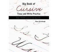 Macy McCullough Big Book of Cursive Trace and Write Practice (Tascabile)