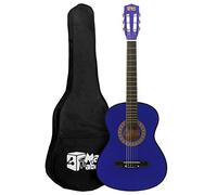 Mad About MA-CG04 - Chitarra classica con custodia, tracolla, plettro e corde di ricambio, misura 1/4 - colore blu