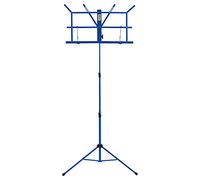 Mad About MS07 - Leggio pieghevole per spartiti, portatile, facile da piegare, colore: blu