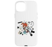 Mad Alice Punk Wonderland Bunny Orecchie Melting Clock Chaos Custodia per iPhone 15 Plus