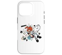 Mad Alice Punk Wonderland Bunny Orecchie Melting Clock Chaos Custodia per iPhone 16 Pro
