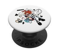 Mad Alice Punk Wonderland Bunny Orecchie Melting Clock Chaos PopSockets PopGrip Adesivo