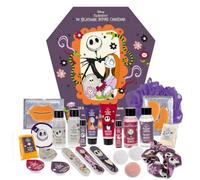 MAD BEAUTY Calendario dell'Avvento DISNEY NIGHTMARE BEFORE CHRISTMAS | Cofanetto apribile nero e variopinto, con 24 sorprese bagno e corpo per l'attesa festiva, fan gotici e regali natalizi