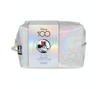 MAD Beauty Disney 100 Years of Wonder - Trousse per cosmetici, motivo: Minnie Mouse, da viaggio, in rilievo e iridescente, per la bellezza on-the-go, simpatico regalo Disney