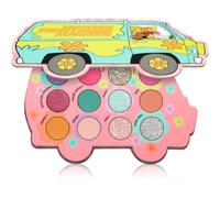 MAD BEAUTY, Scooby-Doo The Mystery Machine Eye Shadow Palette, Lid Mirror, Travel Ready, Metallic Shimmers, Pressed Glitter, Great Gift