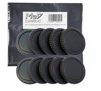 MaD Cameras 10 tappi antipolvere per fotocamere Canon EOS EF/EF-S come 1100D, 1200D, 1300D, 2000D, 4000D, 250D, 850D, ecc.
