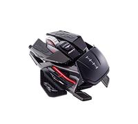 MAD CATZ R.A.T. PRO X3 - Mouse da gioco cablato, 16.000 dpi, 3 opzioni con rotella di scorrimento, con accessori aggiuntivi, memoria integrata per 10 profili utente, poggiapolsi in fibra di carbonio,